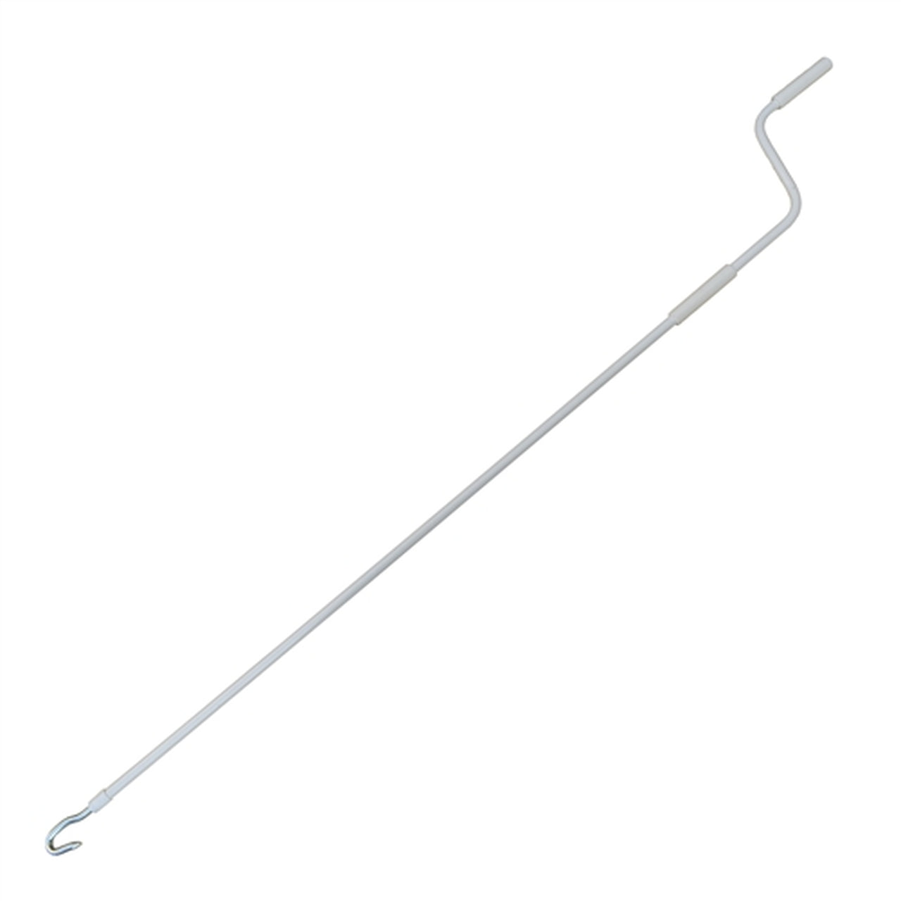 Aleko White Retractable Awning Hand Crank Hook Style - Perfect for Patio, Deck, and Outdoor Shade Solutions