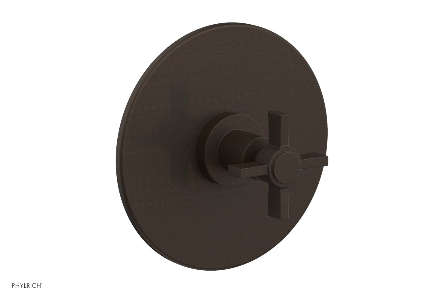 BASIC 3/4 Thermostatic Shower Trim with Blade Cross Handle - DTH137 - Perfect for Modern Bathroom Upgrades & Spa-Like Shower Experience
