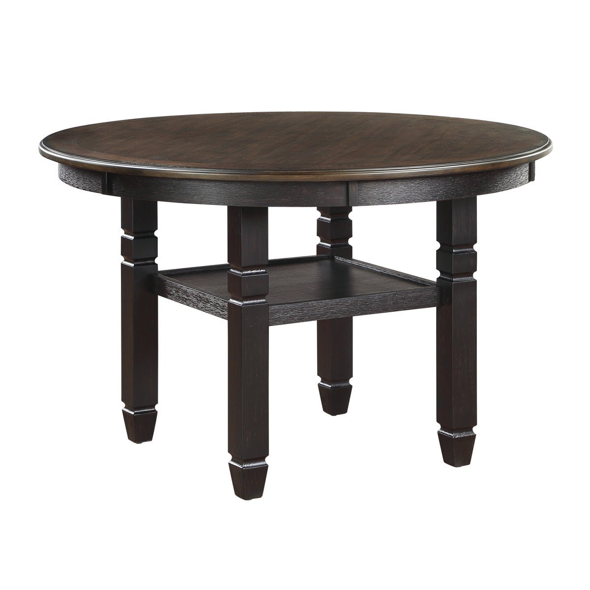Modern Asher Dining Table - Solid Wood Kitchen Table for 6 - Farmhouse Style Dining Room Furniture for Family Gatherings & Dinner Parties