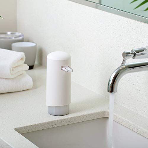 White Compactor Foaming Soap Dispenser - Touch-Free Automatic Hand Soap Dispenser for Kitchen, Bathroom & Office | Eco-Friendly & Stylish Design