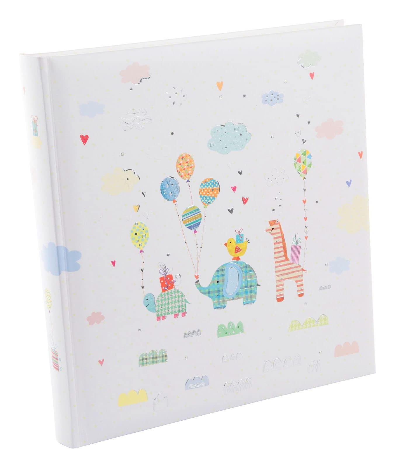 Goldbuch Animal Parade Scrapbook Photo Album - 30x31 cm (12x12 Inches) for Baby Memories, Kids Artwork, Family Photos & DIY Scrapbooking Projects