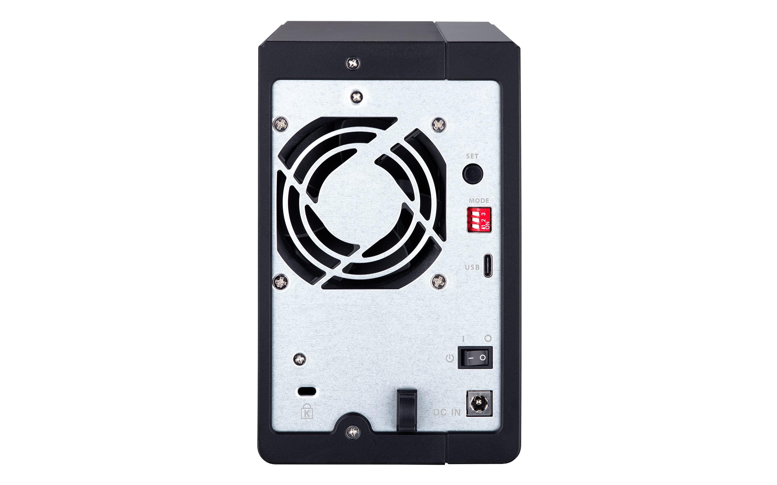 QNAP TR-002-A-US 2-Bay USB Type-C DAS External Hard Drive Enclosure with Hardware RAID 0/1 (Diskless) - Perfect for Data Backup, Media Storage & Creative Professionals