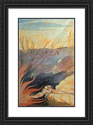 Black Ornate Wood Frame with Double Matting