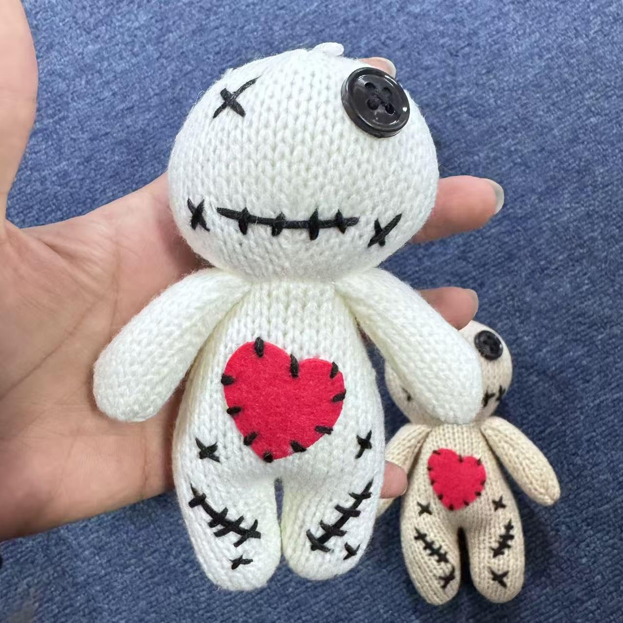 Revenge Voodoo Doll Keychain - DIY Knitting Pattern for Home & Outdoor Decor
