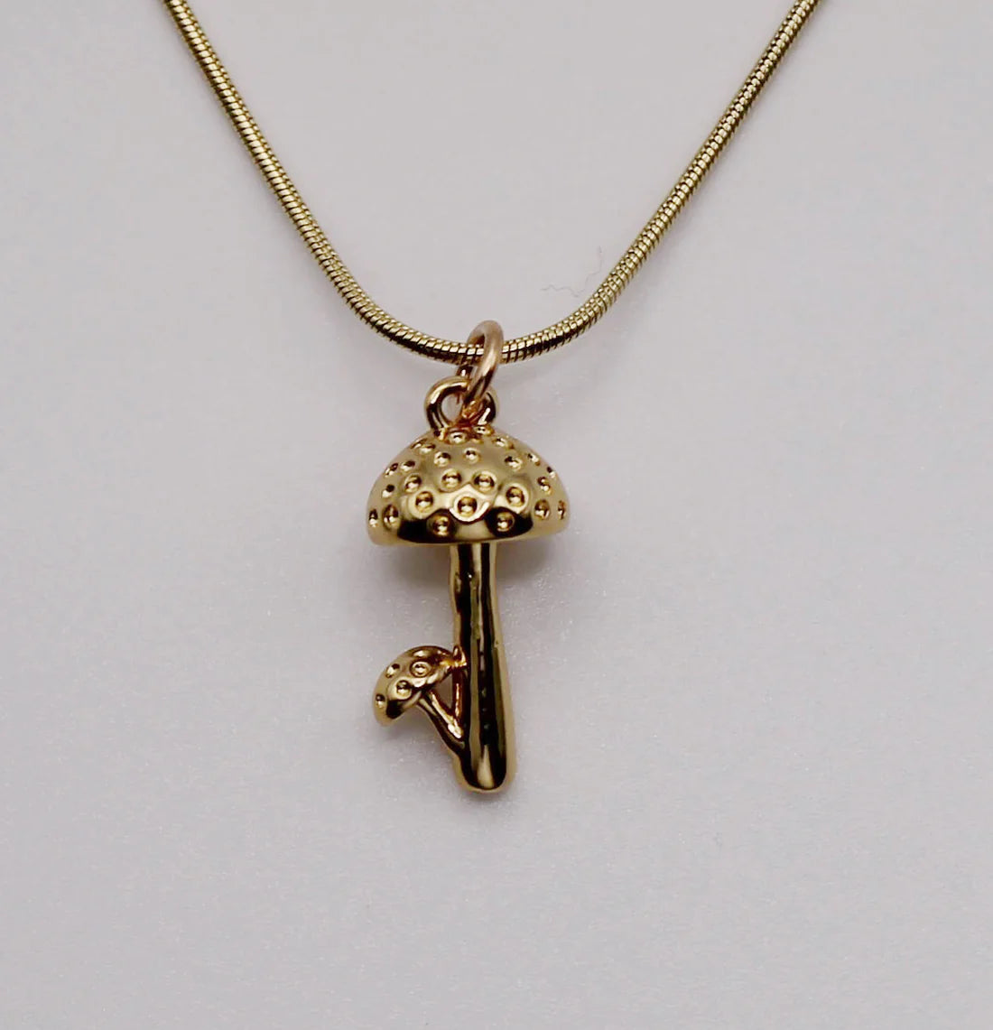 Shroomie Necklace - Mushroom Pendant Jewelry for Women & Men - Boho Hippie Style Accessory for Festivals, Nature Lovers & Unique Gift Ideas