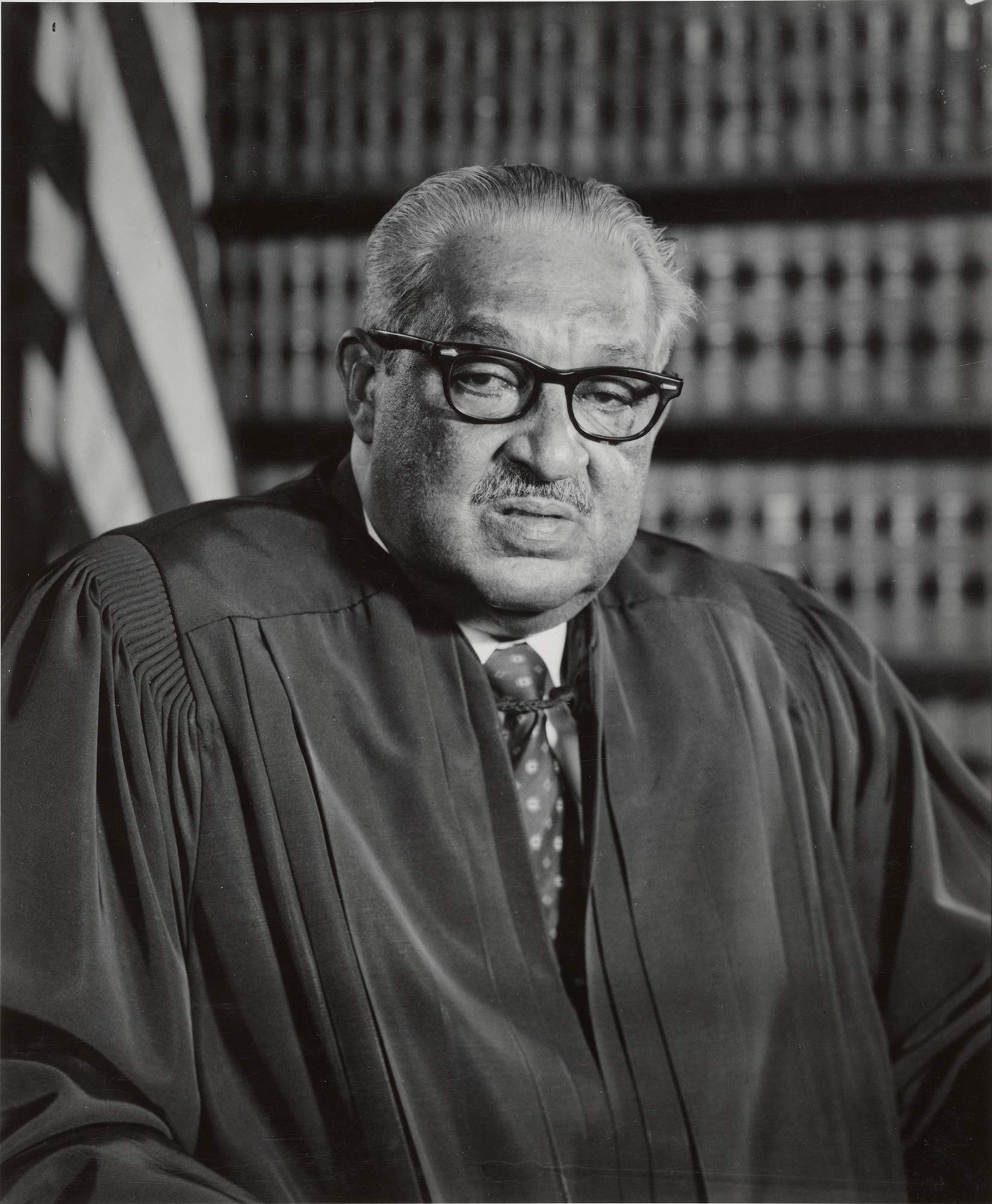 Justice Thurgood Marshall 8x10 Photo Print - 1976 Historical Artwork - High Gloss Finish - Perfect for Home Office Decor, Courtroom Displays & Civil Rights Memorabilia