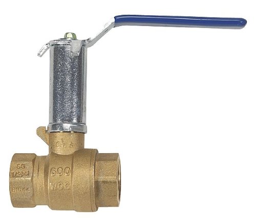 Milwaukee 2 Inch Brass Ball Valve FNPT Inline - BA-475BXH - High Pressure Water & Gas Flow Control for Plumbing & Industrial Use