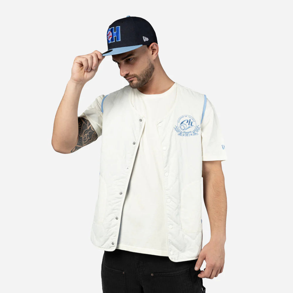 New Era Quilted CH Vest - Stylish & Warm Winter Jacket for Men - Perfect for Outdoor Activities, Casual Wear & Layering