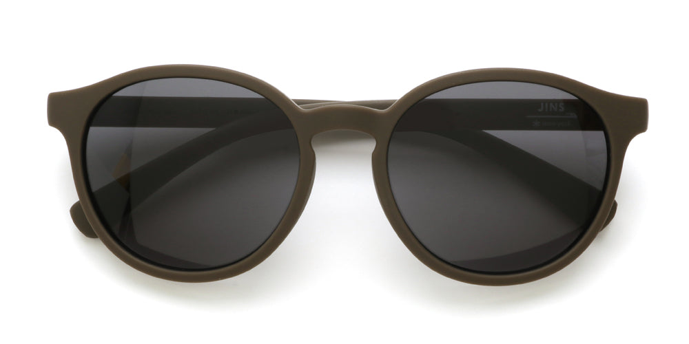 JINS x Snow Peak Rubber Sunglasses 015 85 - Lightweight Polarized Outdoor Sunglasses for Hiking, Fishing & Beach Activities