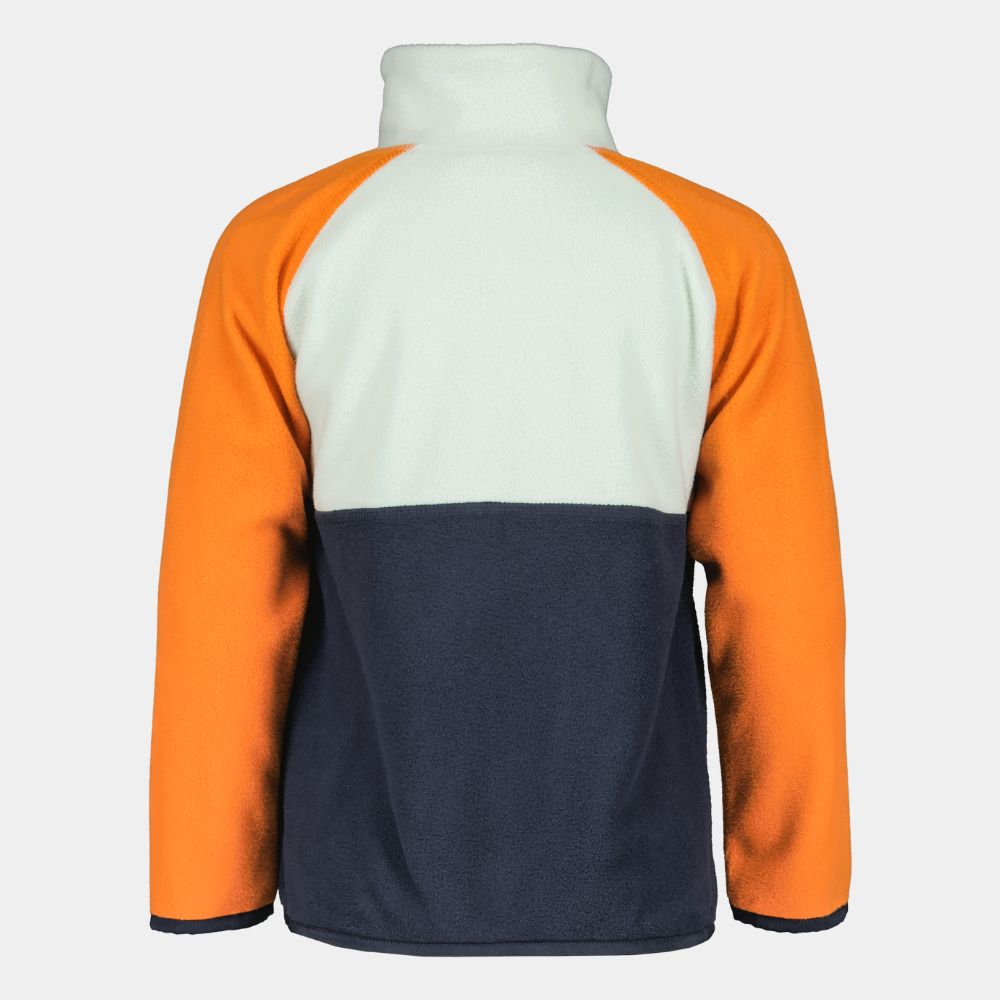 Didriksons Monte Half Button Kids Fleece Jacket - Navy Blue - Warm & Cozy Winter Outerwear for Boys & Girls - Perfect for School, Playdates & Outdoor Adventures