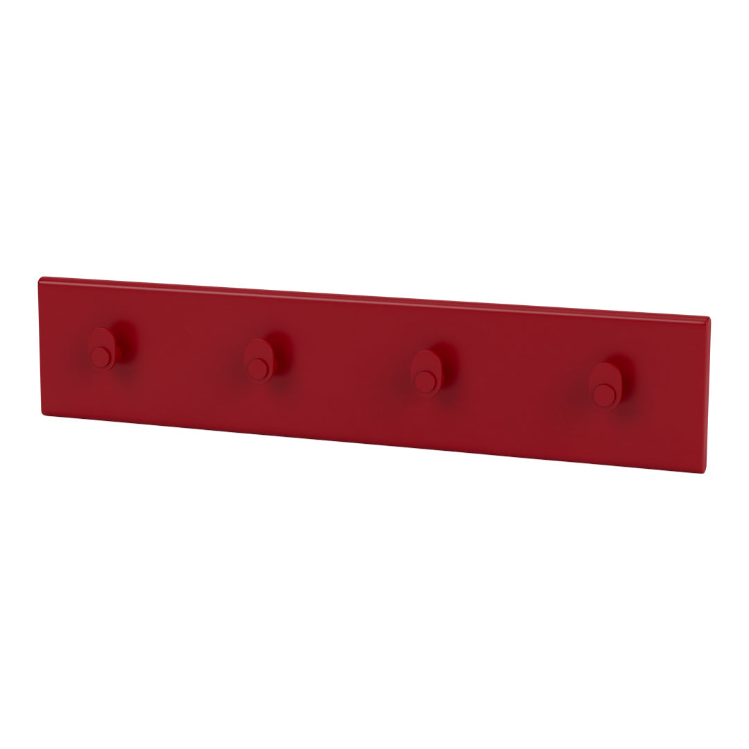Wall Mounted Coat Rack with 4 Hooks - Space Saving Entryway Organizer for Hats, Scarves, Bags & Jackets - Perfect for Hallway, Bedroom or Closet Storage