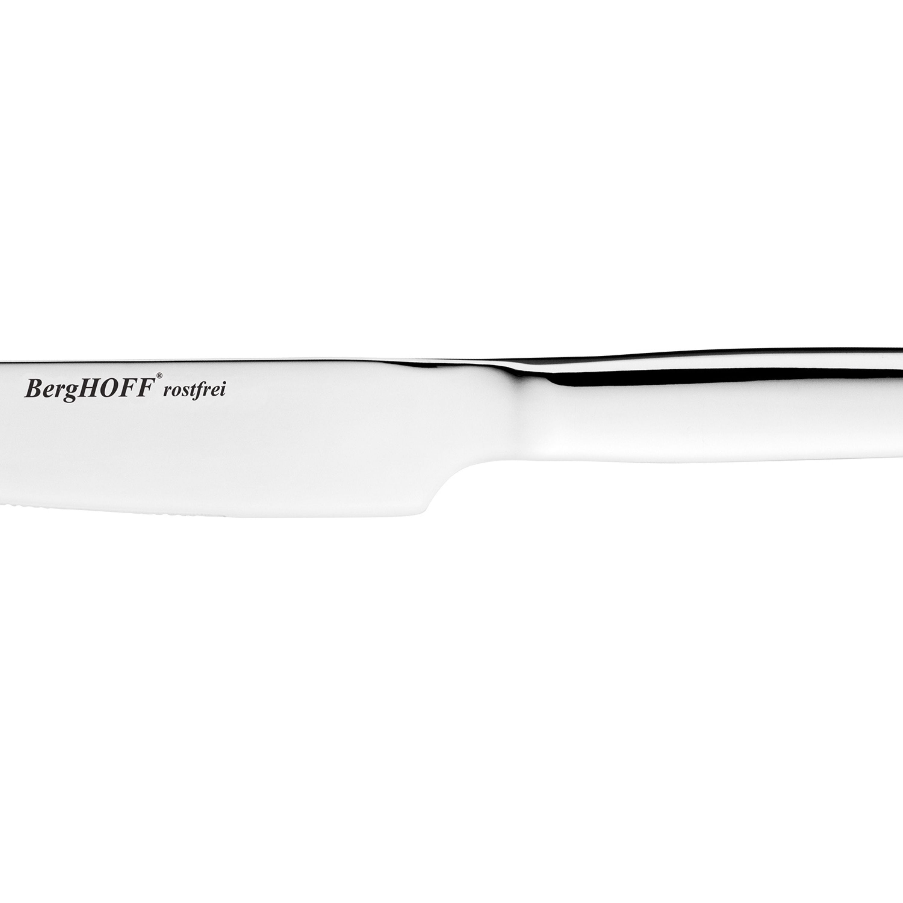 BergHOFF Essentials 12-Piece Stainless Steel Flatware Set - Dinner Knives, Forks & Spoons - Quadro Design - 8.25 Inch - Perfect for Everyday Dining, Dinner Parties & Gifts