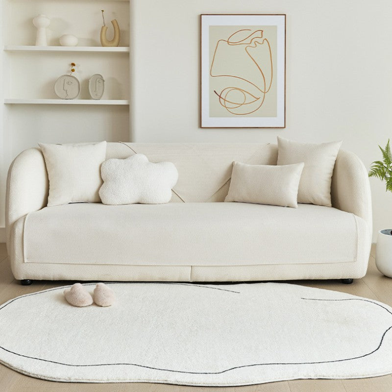 Makayla Custom Size Couch Sofa Cover Cushion - Stretchable Furniture Protector for Living Room, Bedroom, Office - Spill & Pet Hair Resistant