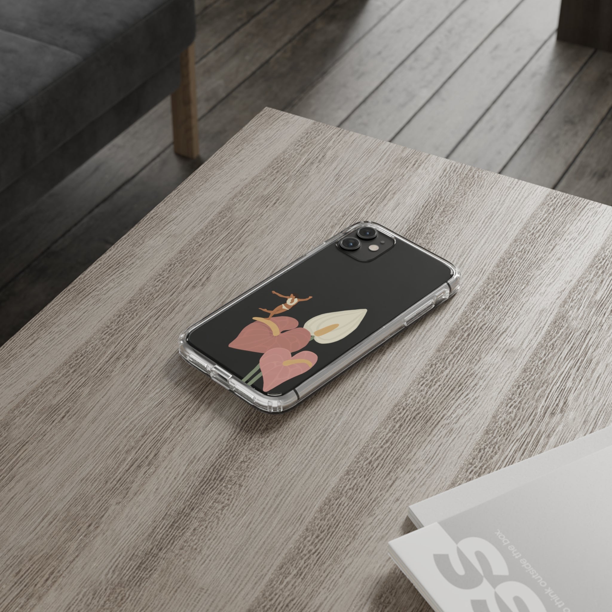 He'e Nalu Clear Phone Case - Ultra Slim Protective Cover for iPhone & Samsung - Perfect for Beach, Surfing & Outdoor Activities