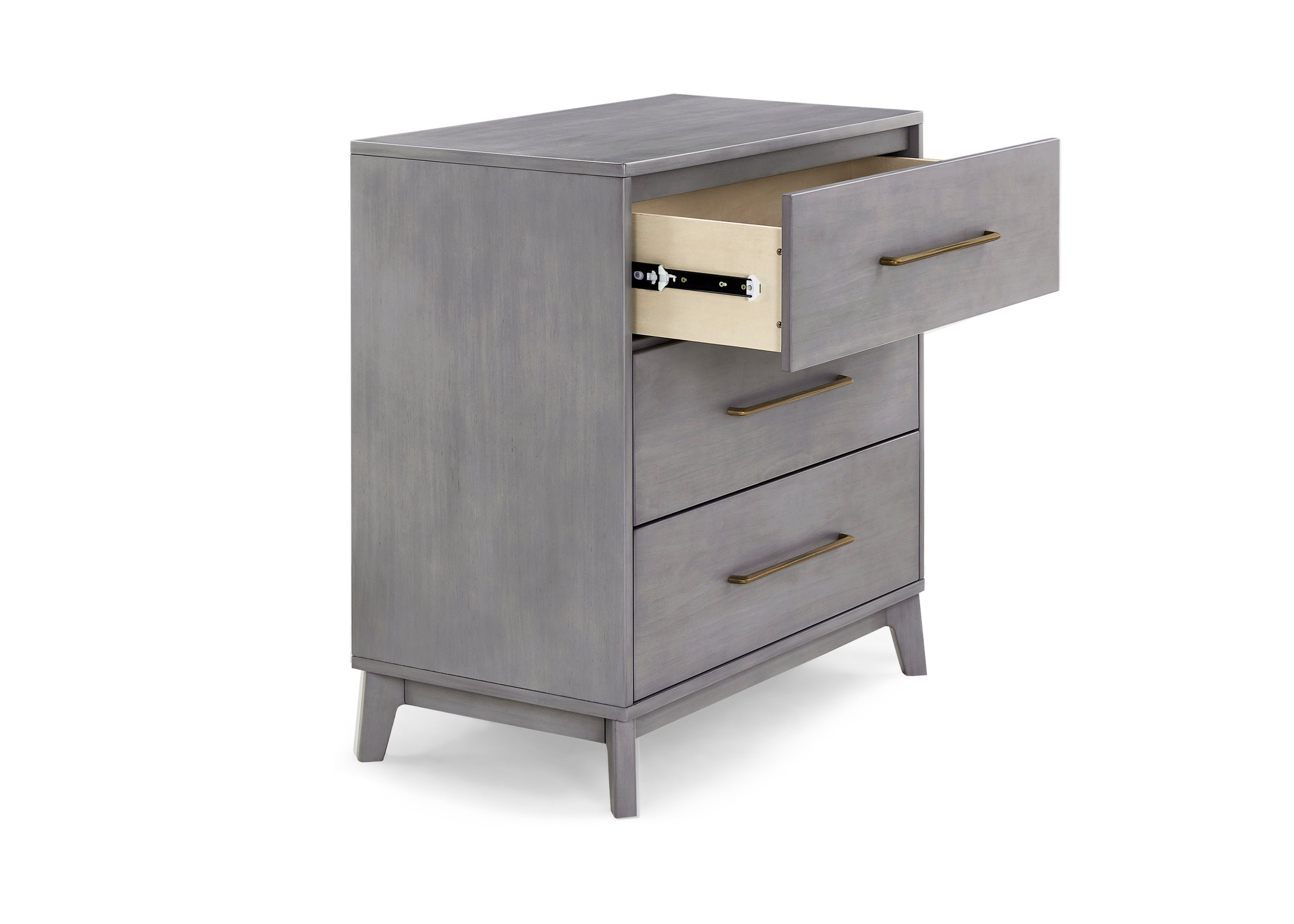 Spencer 3 Drawer Baby Dresser with Changing Table Top & Safety Interlocking Drawers - Perfect for Nursery Organization & Diaper Changing Station