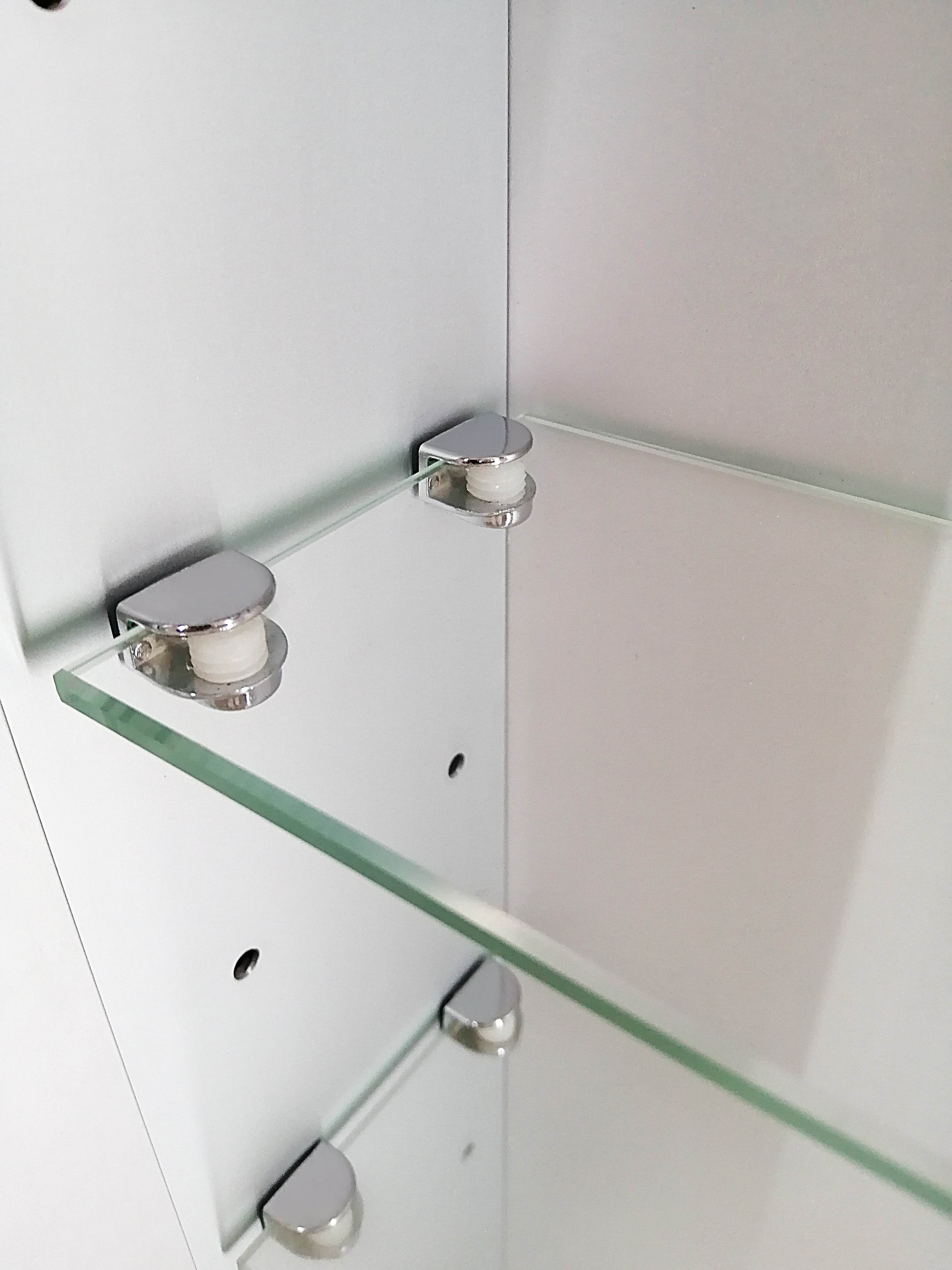 Dhalia LED Bathroom Medicine Cabinet with Defogger & 3X Magnifying Mirror - 5 Size Options for Vanity, Makeup, and Bathroom Storage