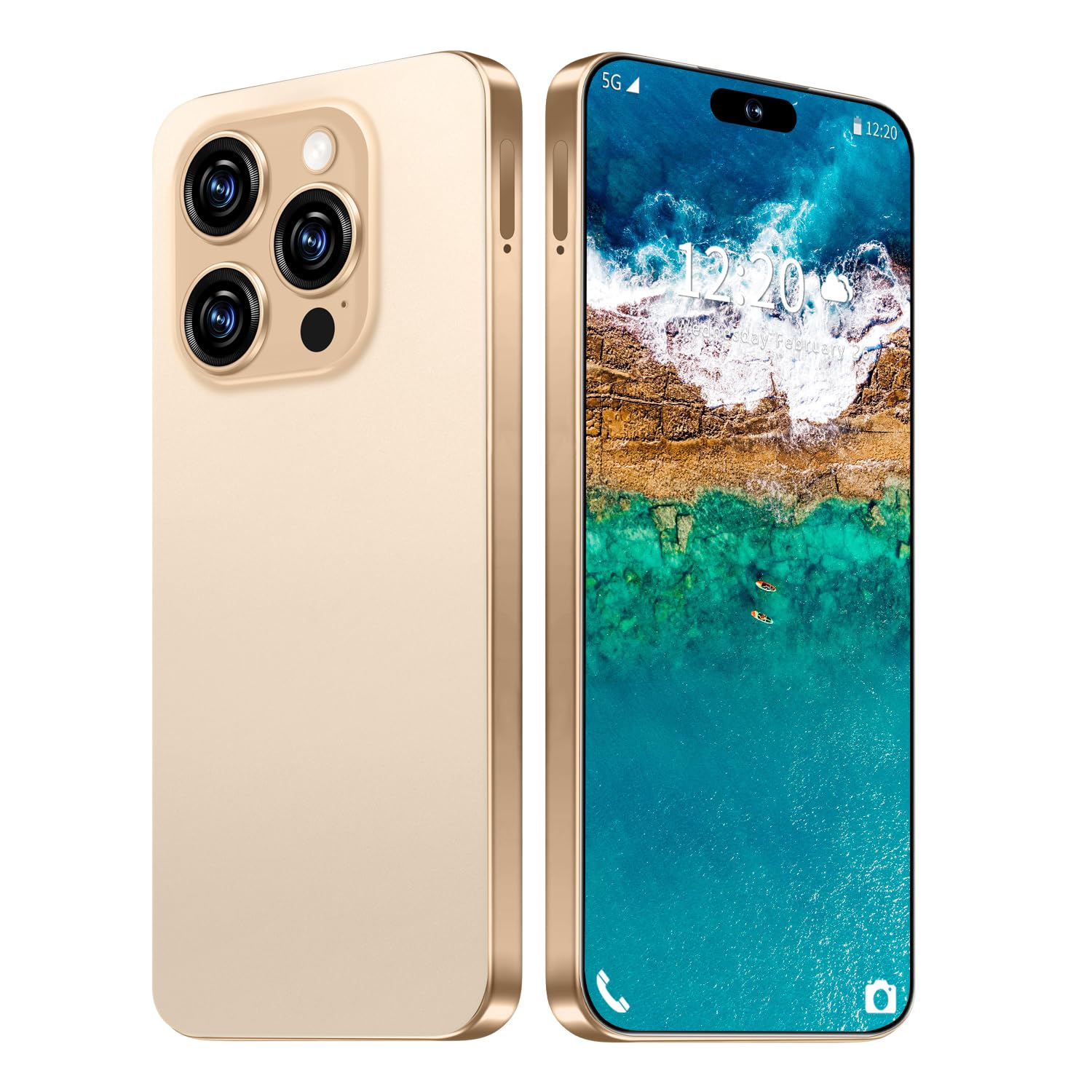 I16 ProMAX Unlocked Smartphone 12GB RAM 512GB Storage, 6.99