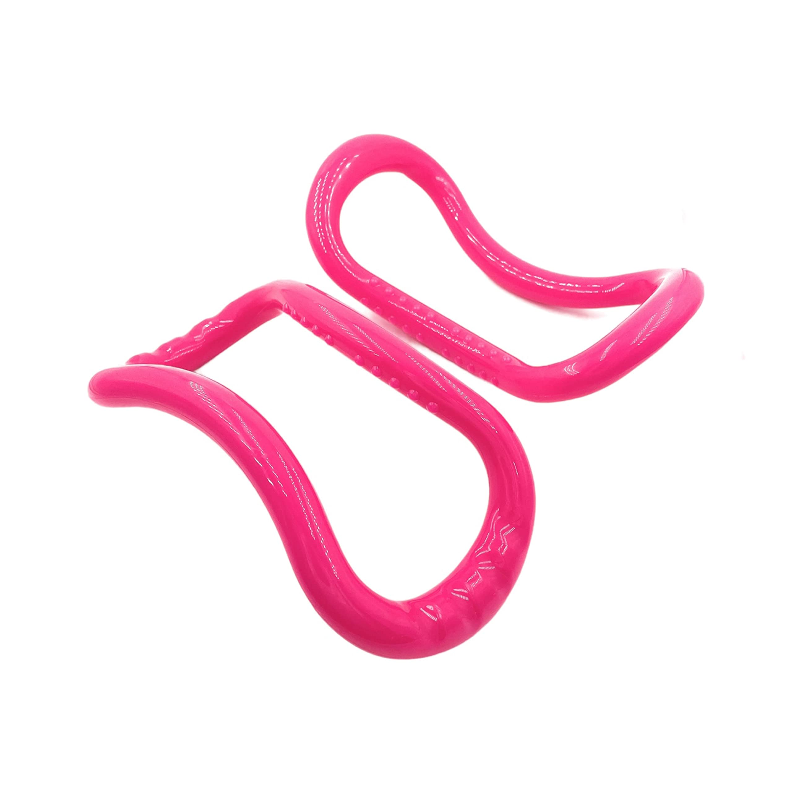 Premium Yoga & Pilates Ring Set - 2 Pack Fitness Resistance Rings for Full Body Workouts, Back Pain Relief, Leg Stretching & Muscle Toning | Home Gym Equipment for Women & Men | Perfect for Yoga, Pilates, Barre & Physical Therapy