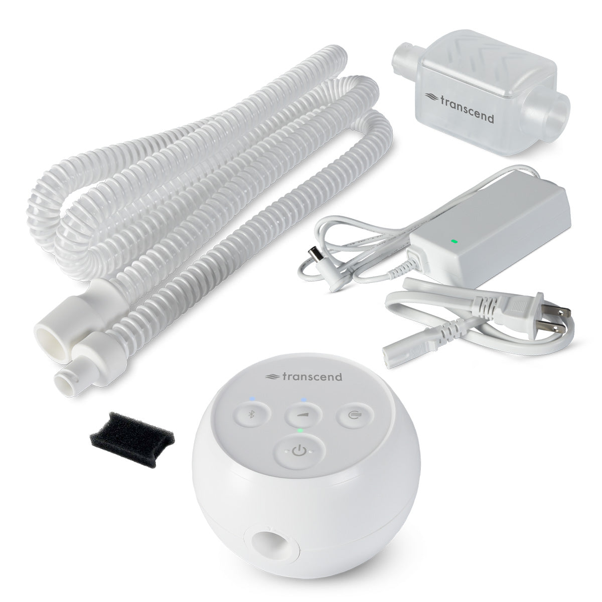 Transcend Micro Auto CPAP Machine for Sleep Apnea - Portable Travel CPAP Device with Quiet Operation & Comfortable Mask - Perfect for Home Use, Camping, and Business Trips