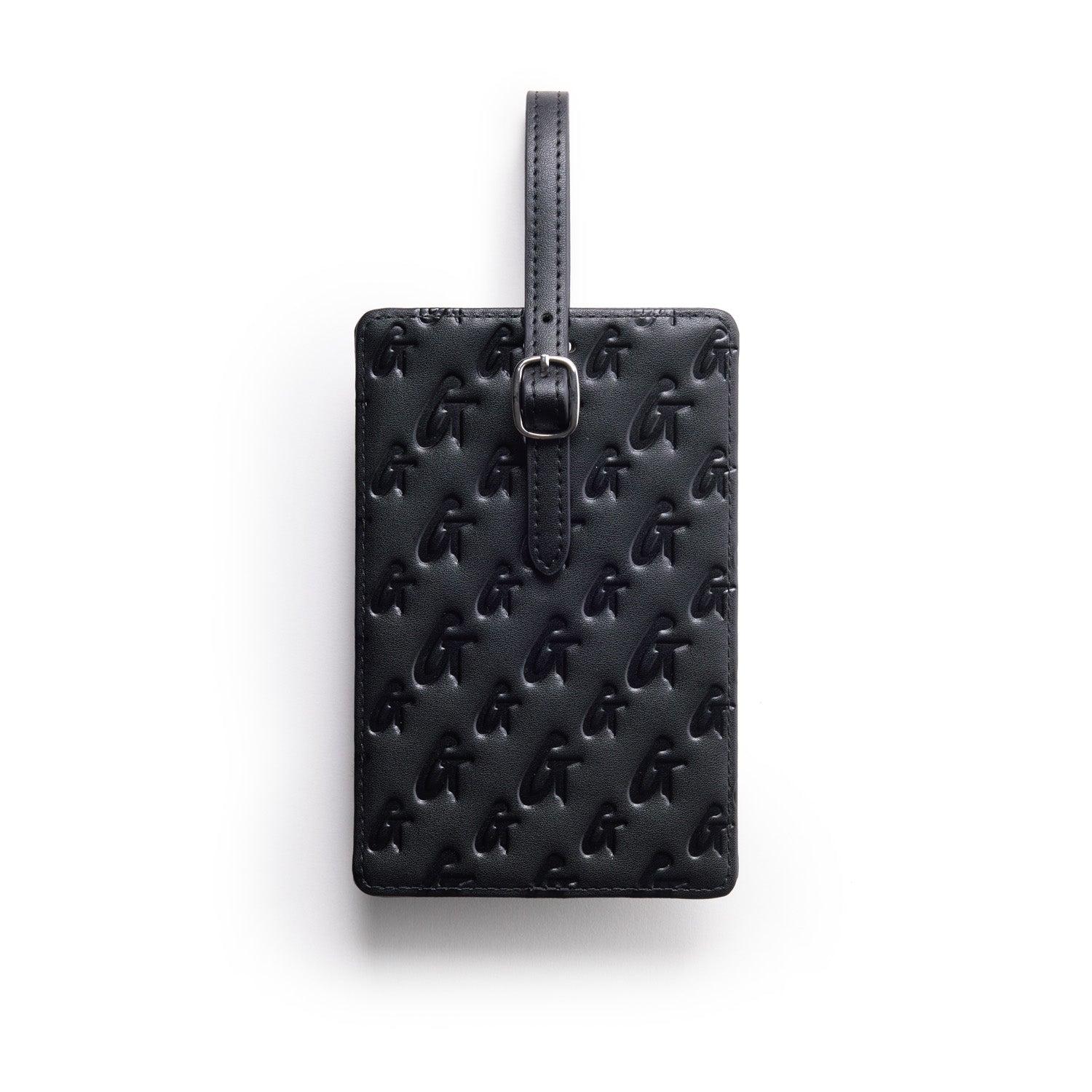 Personalized Monogram Luggage Tag - Black - Perfect for Travel, Suitcases & Backpacks