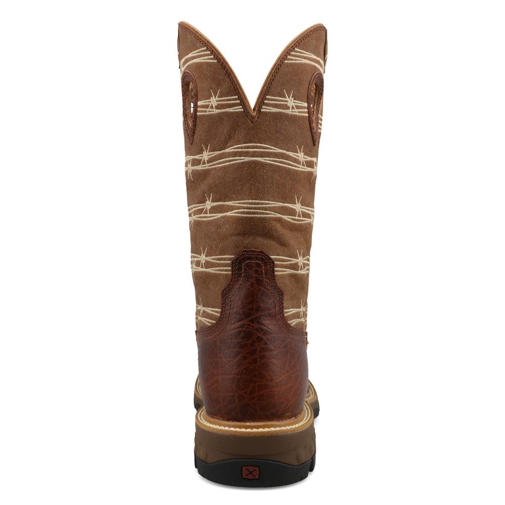 Men's 12 Western Work Boots - Durable Cowboy Boots for Ranch Work & Outdoor Activities | Perfect for Farming, Construction & Country Style Fashion