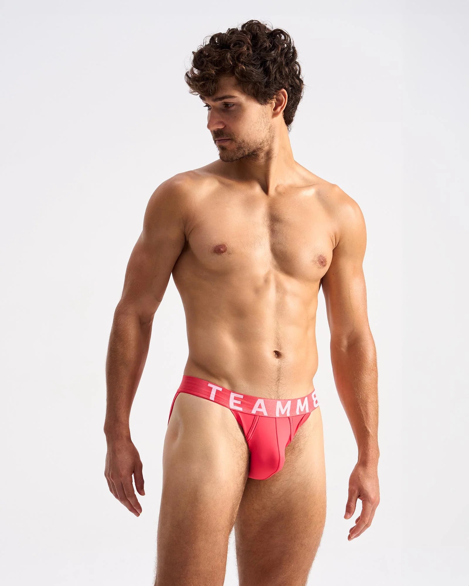 Teamm8 Spartacus Men's Briefs - Soft Cotton Underwear with Hibiscus Print - Comfortable & Breathable for Daily Wear, Gym, and Sports Activities
