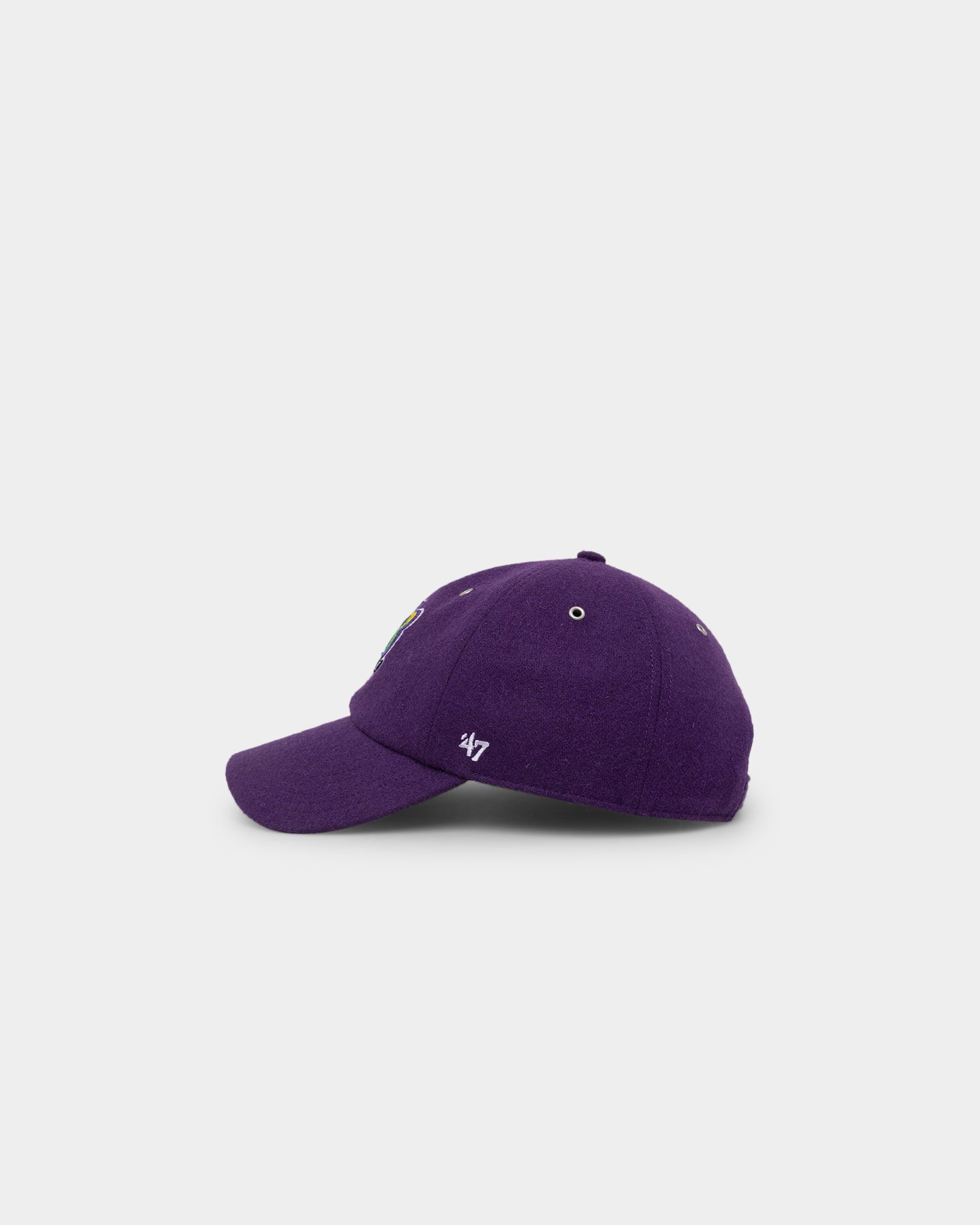 47 Brand Tampa Bay Rays Wooly '47 Clean Up Strapback Purple Adjustable Hat - Perfect for Baseball Games, Outdoor Activities & Casual Wear