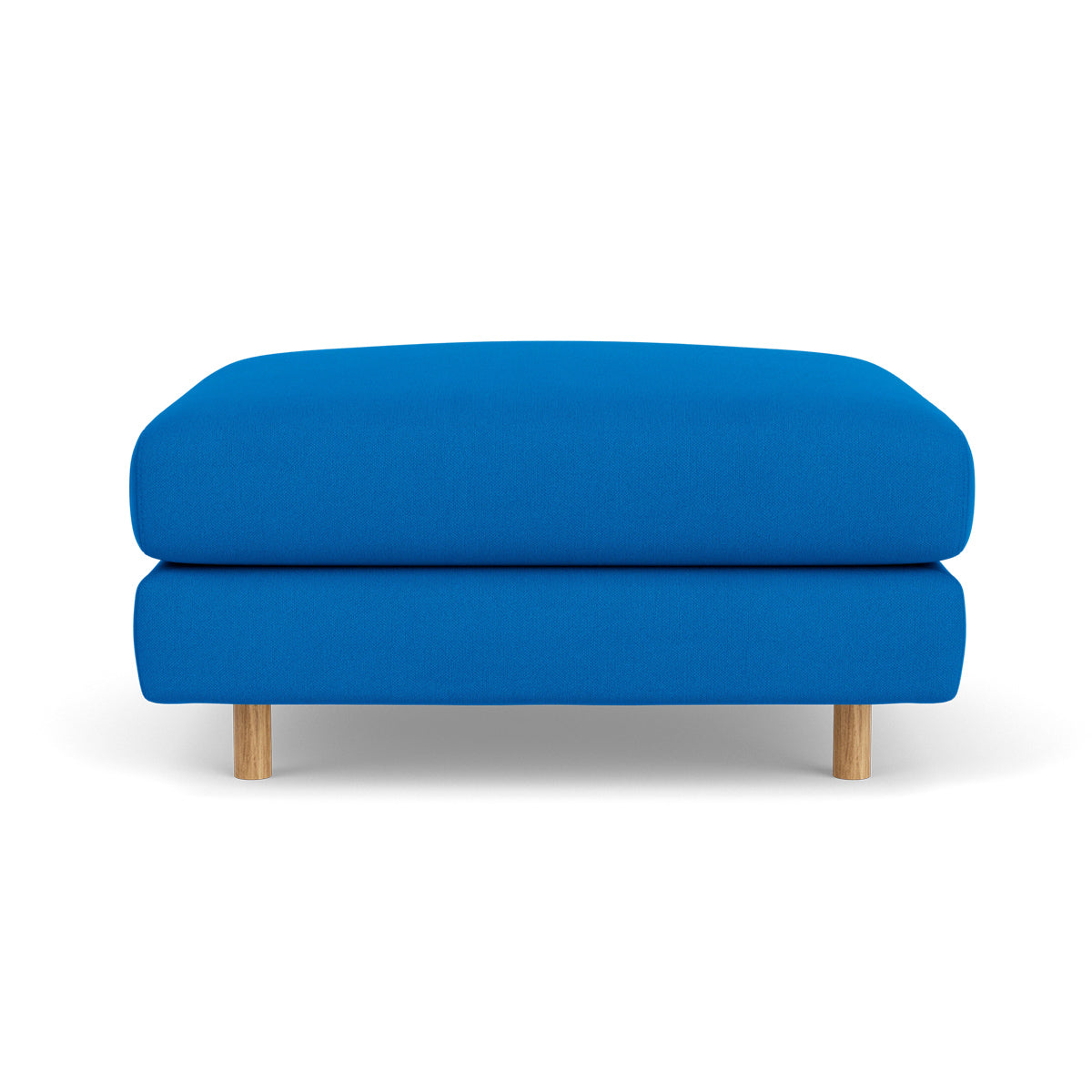 Dylan Fabric Ottoman - Soft and Stylish Footrest, Storage Bench, Living Room Accent Piece - Perfect for Small Spaces, Bedroom, or Lounge Area