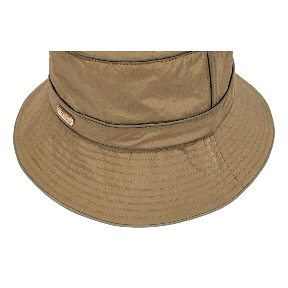 FORKICKS Waterproof Bucket Hat for Men & Women - Khaki Outdoor Sun Protection for Hiking, Fishing, and Beach Activities