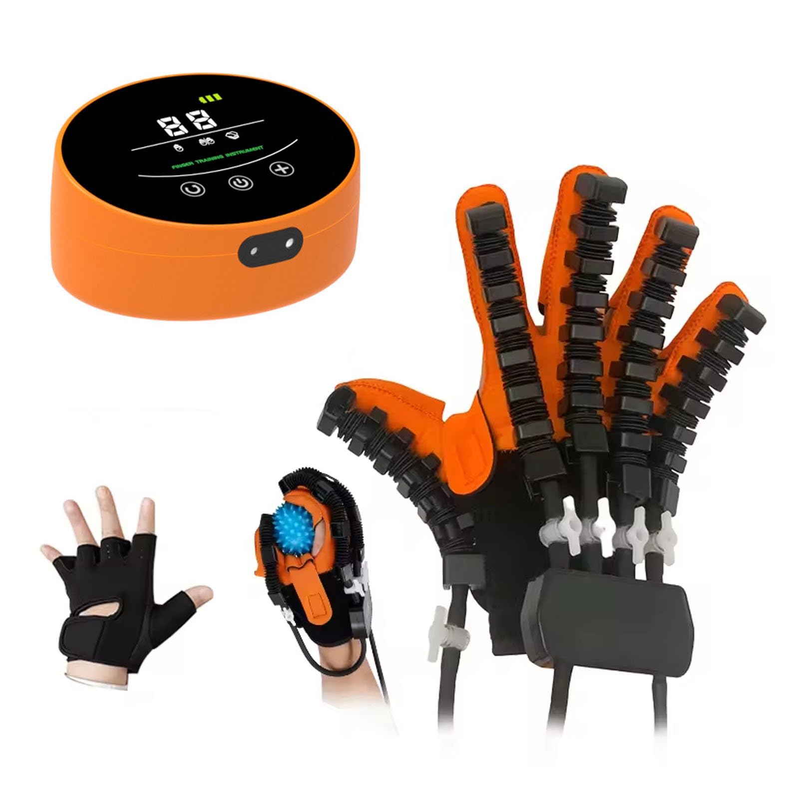 DVK Rehabilitation Robot Hand Glove for Stroke Recovery - Right Hand Therapy Device for Post-Stroke Rehabilitation & Hand Mobility Improvement - Perfect for Home Use & Physical Therapy Sessions