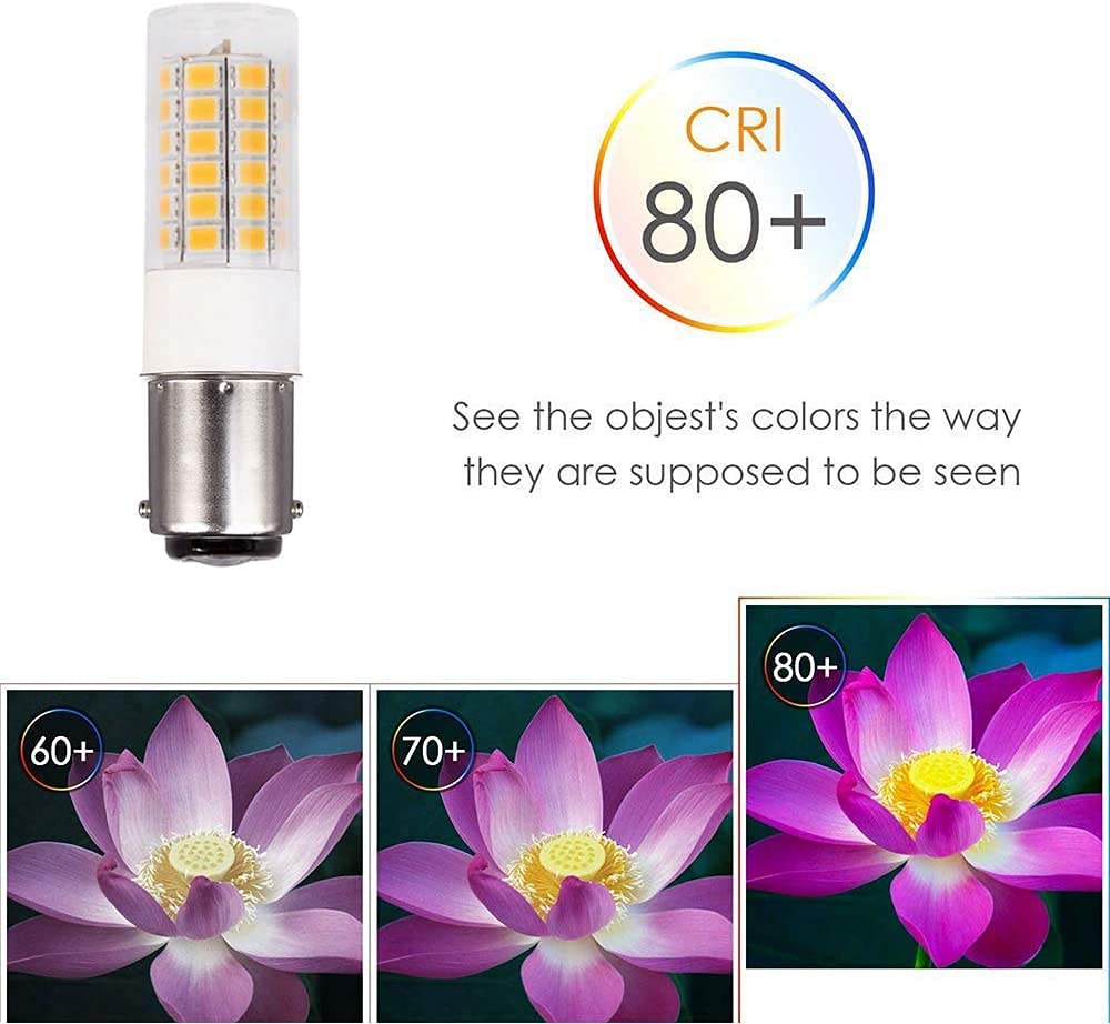 BA15D S8 DC Bayonet Double Contact Base LED Light Bulbs - 12V & 24V Cool White 6-Pack for Boat Marine Lights, RV Camper Trailer & Automotive Lighting - Perfect for Night Navigation, Interior Cabin Lights & Vehicle Safety Lighting