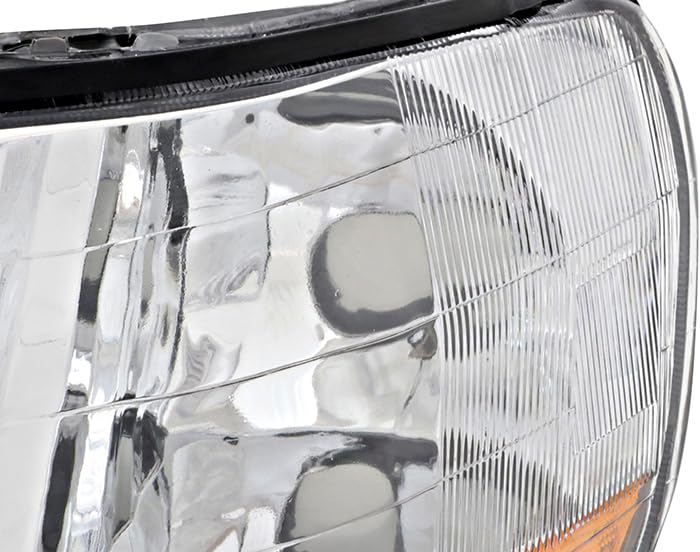 Honda Accord Headlights Replacement Set - Compatible with 1998-2000 Models (Driver & Passenger Side) | Halogen Bulbs Included | Perfect for Night Driving & Foggy Conditions