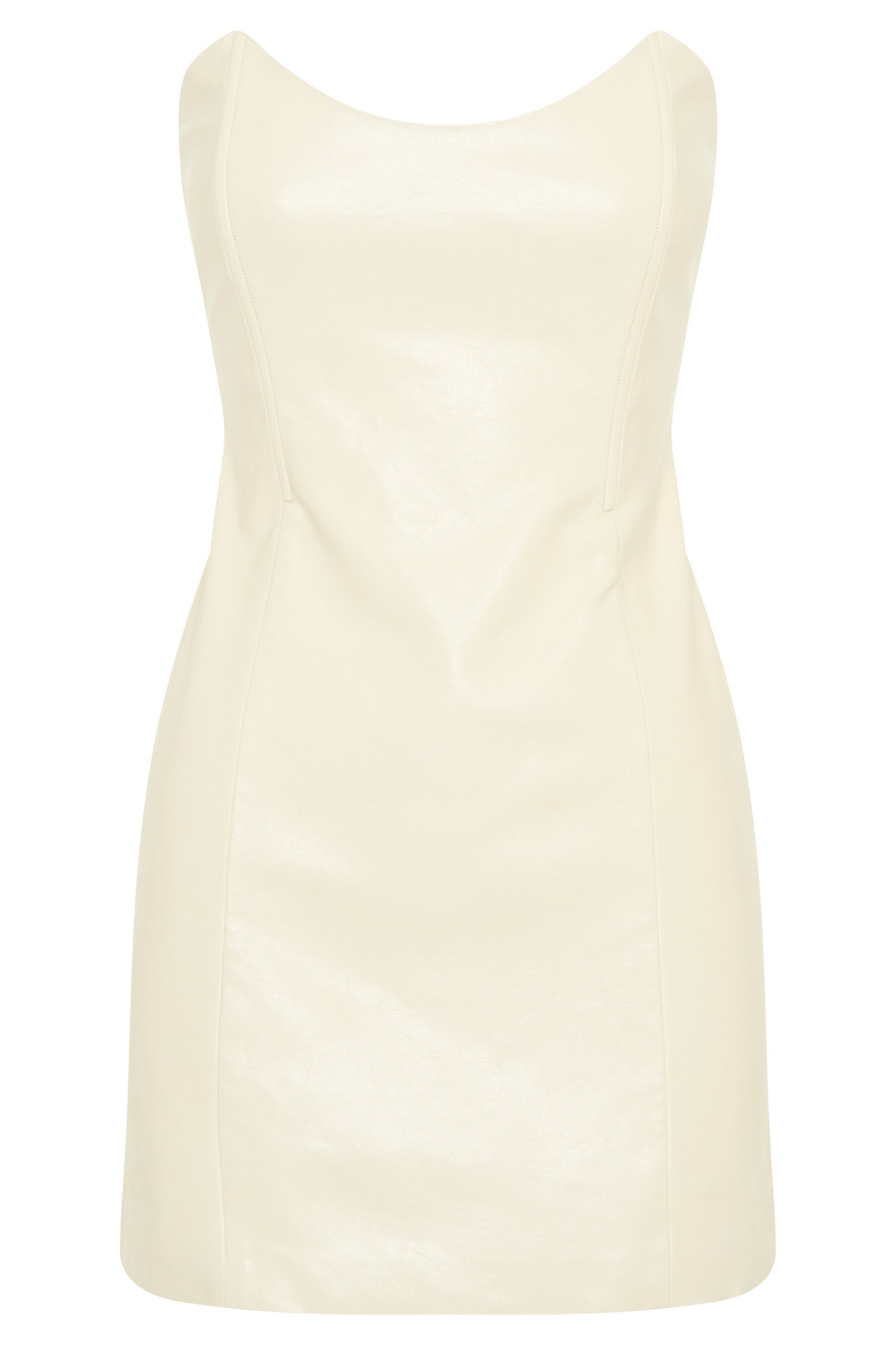 Sophie Strapless Mini Dress - Faux Leather, Elegant & Sexy, Perfect for Parties, Date Nights & Special Occasions