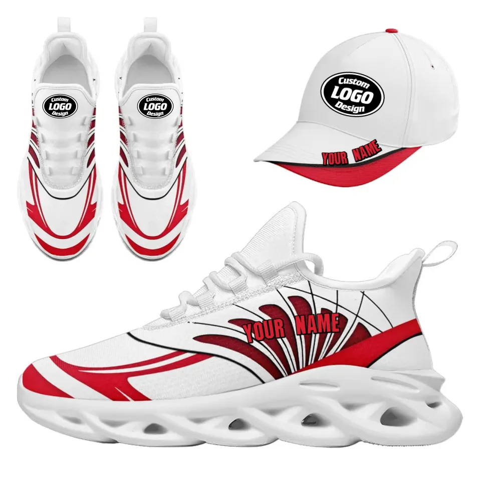 Custom Maxsoul Sneakers & Hat Combo Set - Personalized Athletic Shoes & Matching Apparel for Gifts, Brand Promotion, Fan Festivals & Sports Events - Perfect for Running, Gym Workouts & Casual Streetwear