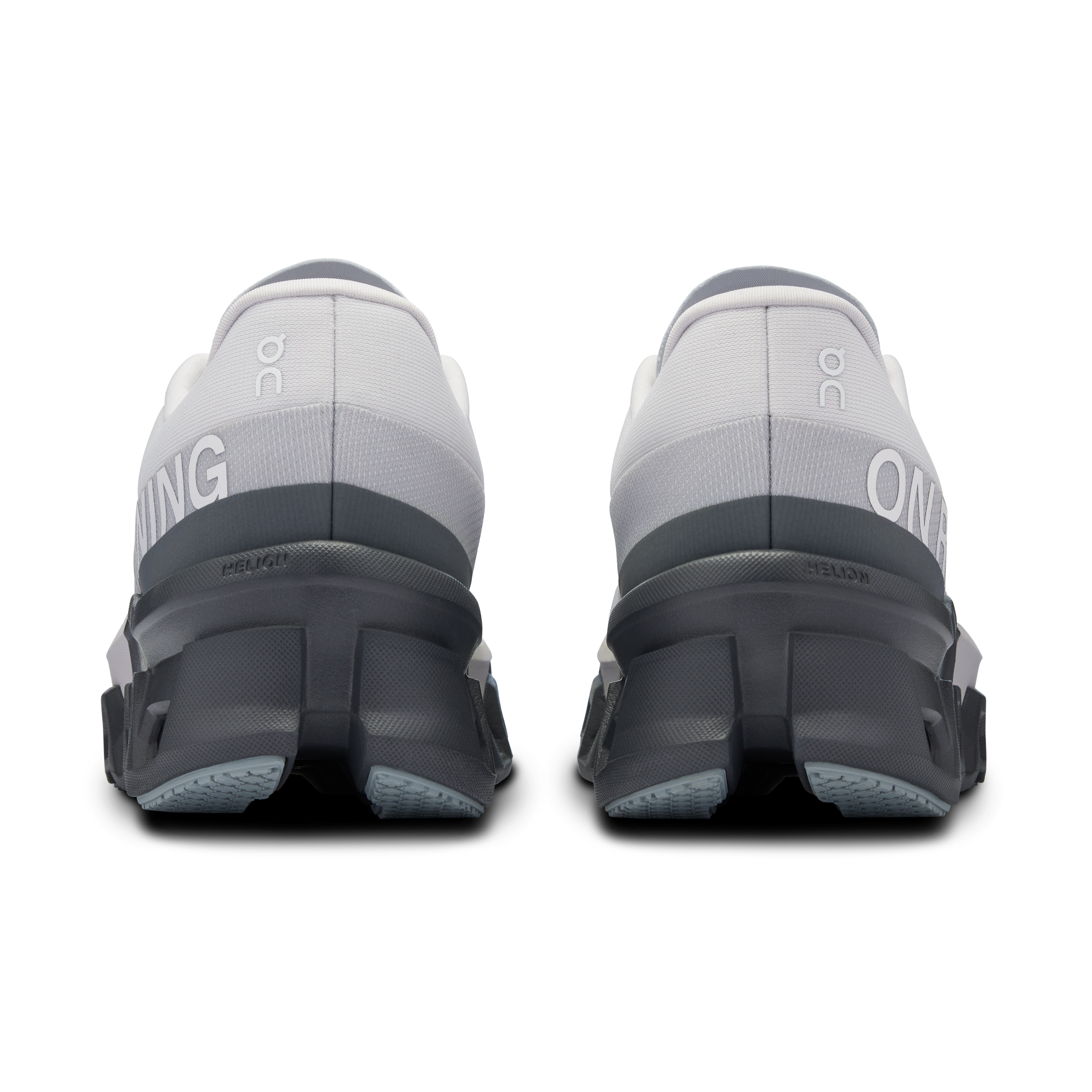 On Running Men's Cloudmonster 2 Running Shoes - Frost/Rock Color - Lightweight Cushioned Sneakers for Marathon Training & Road Running