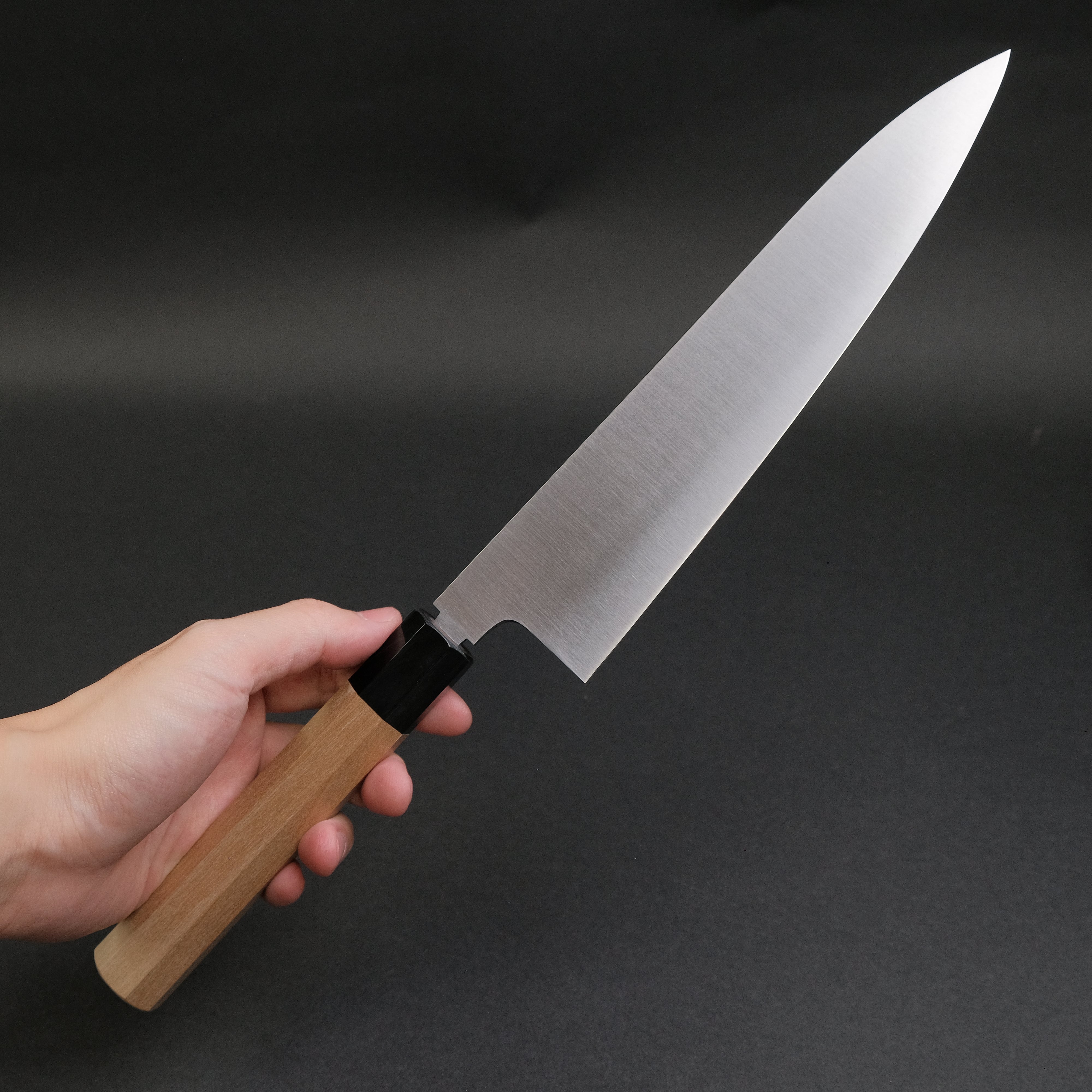 Premium Konosuke HD2 Gyuto 225mm Japanese Chef Knife with Ho Wood Handle - Perfect for Sushi, Meat Slicing & Professional Kitchen Use