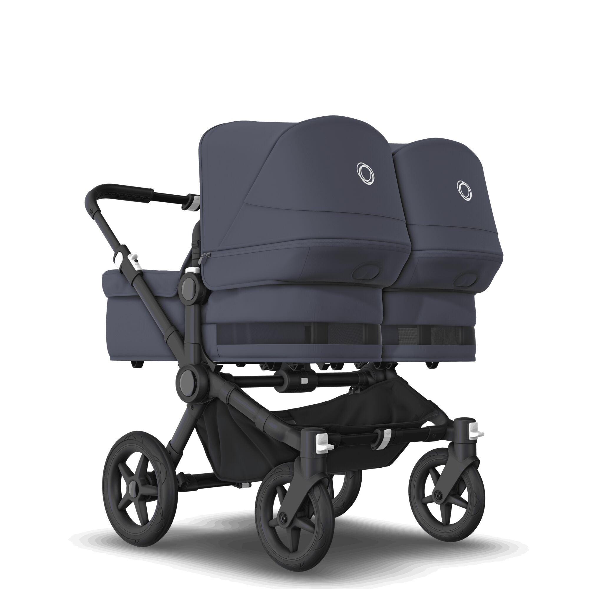 Bugaboo Donkey 5 Twin Double Stroller Complete Set with 2 Seats & 2 Bassinets - Premium Side-by-Side Baby Stroller for Twins - Perfect for City Walks, Shopping & Family Outings