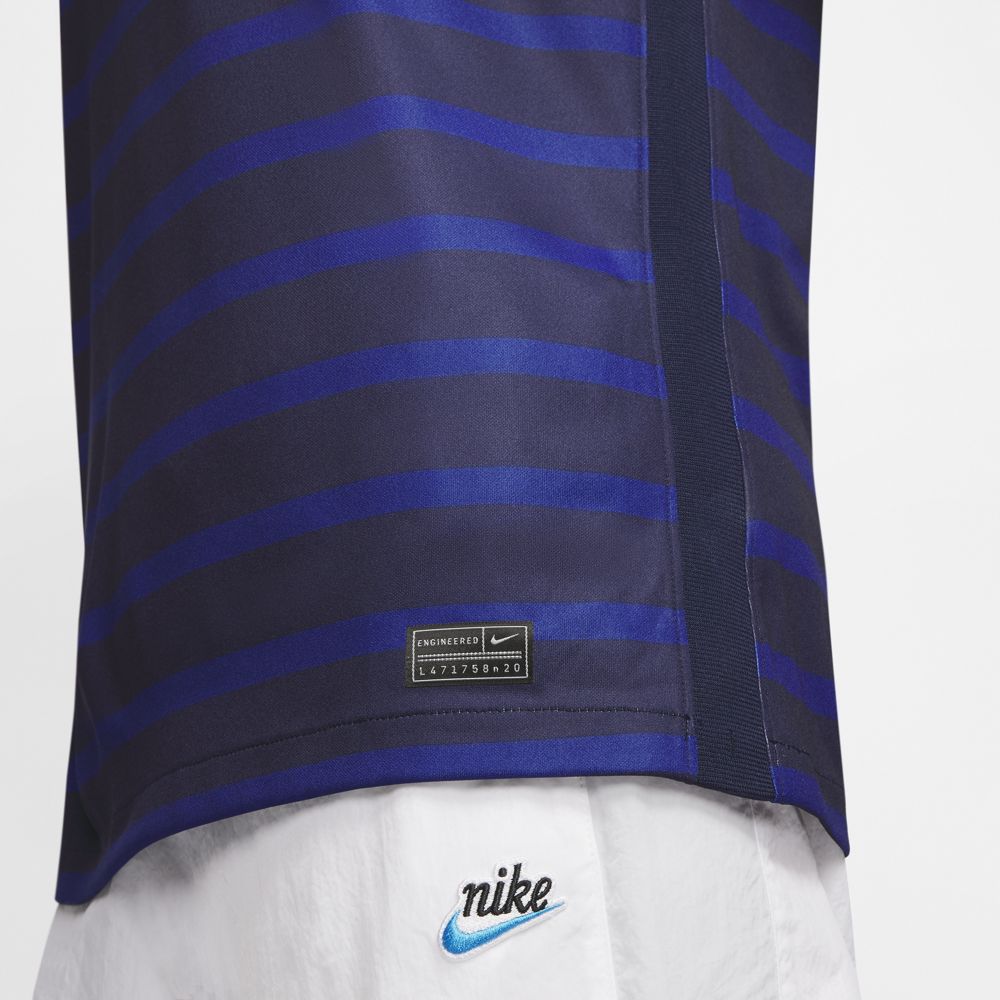 Nike France 2020 Stadium Home Men's Soccer Jersey - Authentic Football Shirt for Fans & Players - Perfect for Matches, Training & Casual Wear
