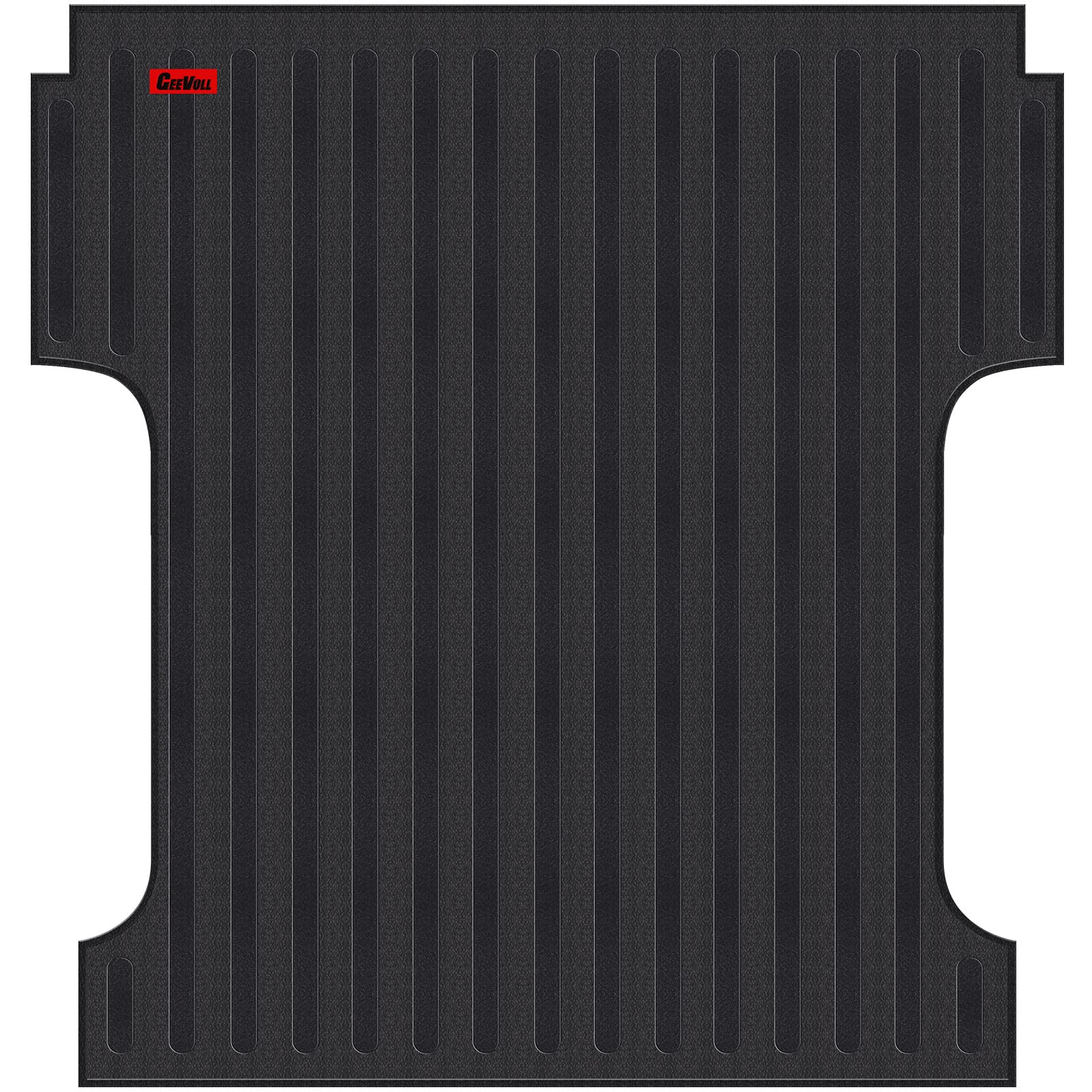 Heavy Duty Rubber Truck Bed Mat for 2015-2024 Ford F-150 | Custom Fit CrewCab 5.5 Ft Bed Liner | Non-Slip Protection | Black | Perfect for Hauling, Off-Roading & Work Trucks