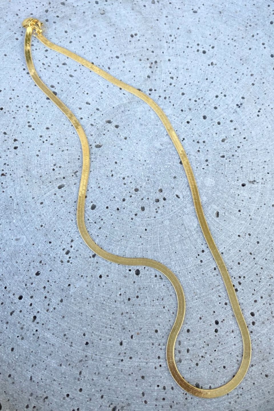 Axel Snake Chain Gold Necklace for Women - 14K Gold Plated Dainty Layering Necklace - Perfect for Everyday Wear, Gift Giving & Special Occasions