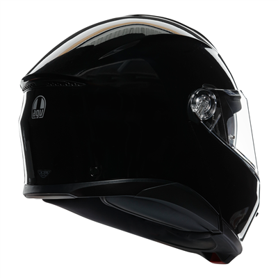 AGV Tourmodular Solid Black Full Face Motorcycle Helmet - DOT & ECE Certified for Safety - Lightweight & Comfortable for Long Rides - Perfect for Street Biking, Touring & Commuting