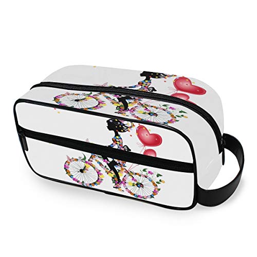 Stylish African American Women's Cosmetic Bag - Portable Makeup Organizer for Travel, Toiletry & Beauty Accessories - Perfect for On-the-Go & Vacation Essentials