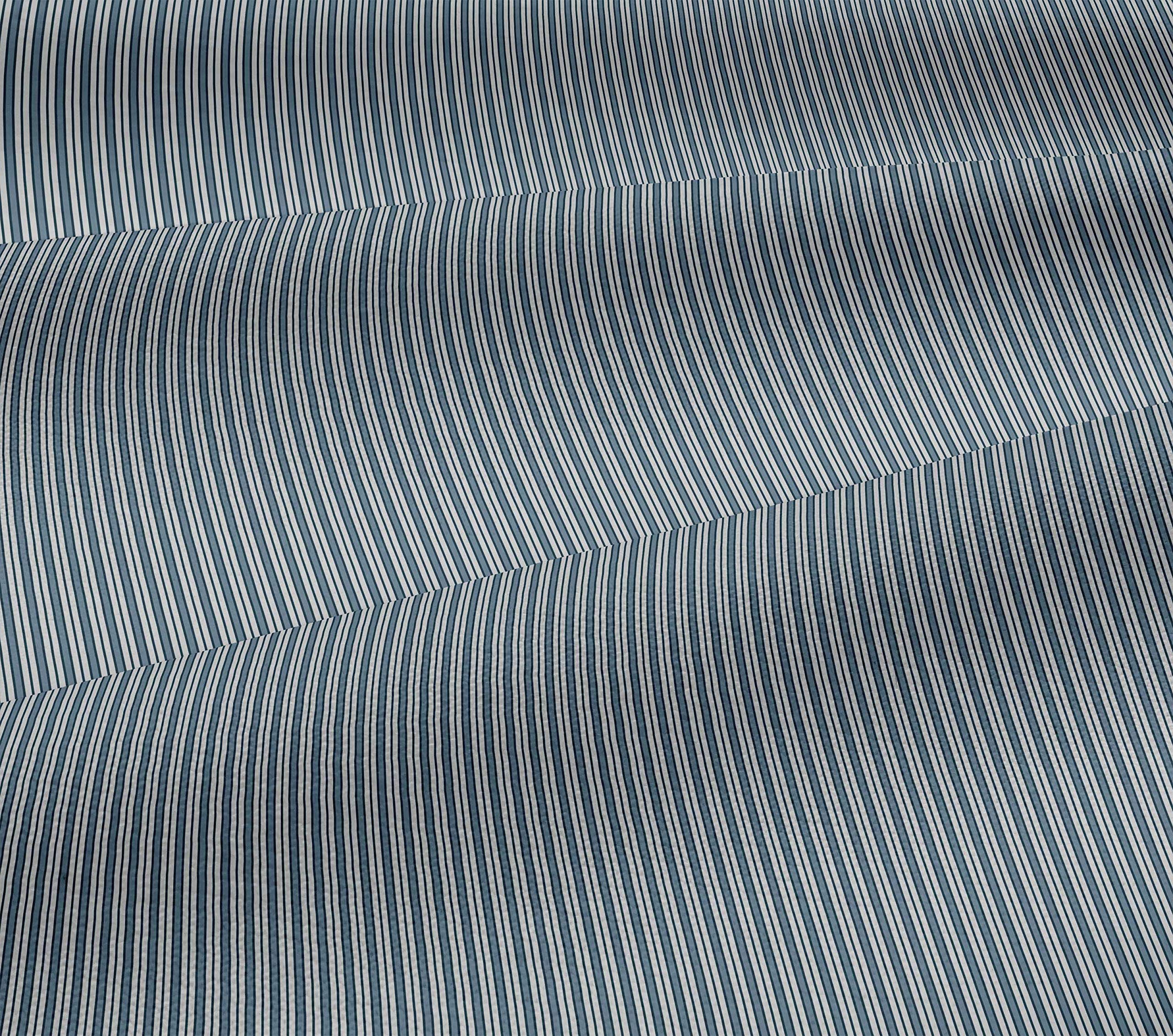 oneOone Viscose Jersey Fabric - Soft Shadow Stripe Print Fabric by The Yard (60 Inch Wide) for Dresses, Tops & DIY Fashion Projects