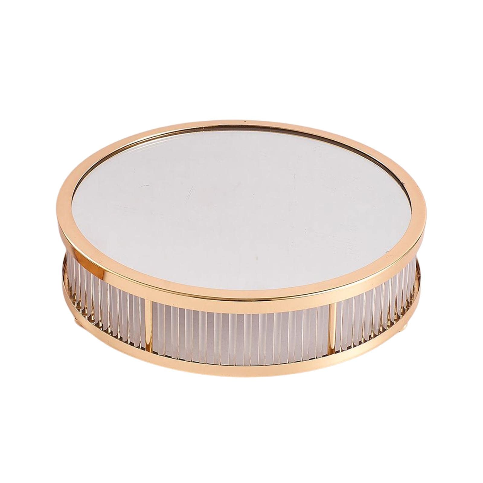 SM SunniMirror Jewelry Tray - Elegant Vanity Organizer for Rings, Necklaces & Perfume (30x7cm) | Perfect for Bathroom Counter, Dresser Top & Bedroom Decor - Luxury Home & Office Storage Solution