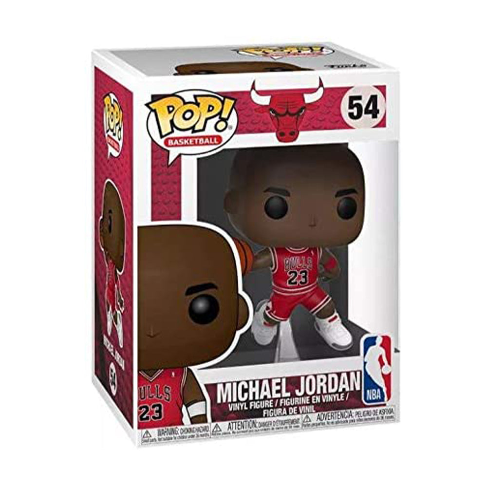 Michael Jordan Funko Pop Vinyl Figure #54 – NBA Basketball Collectible for Fans, Gift for Sports Enthusiasts | Perfect for Display, Office Decor, and Memorabilia Collections
