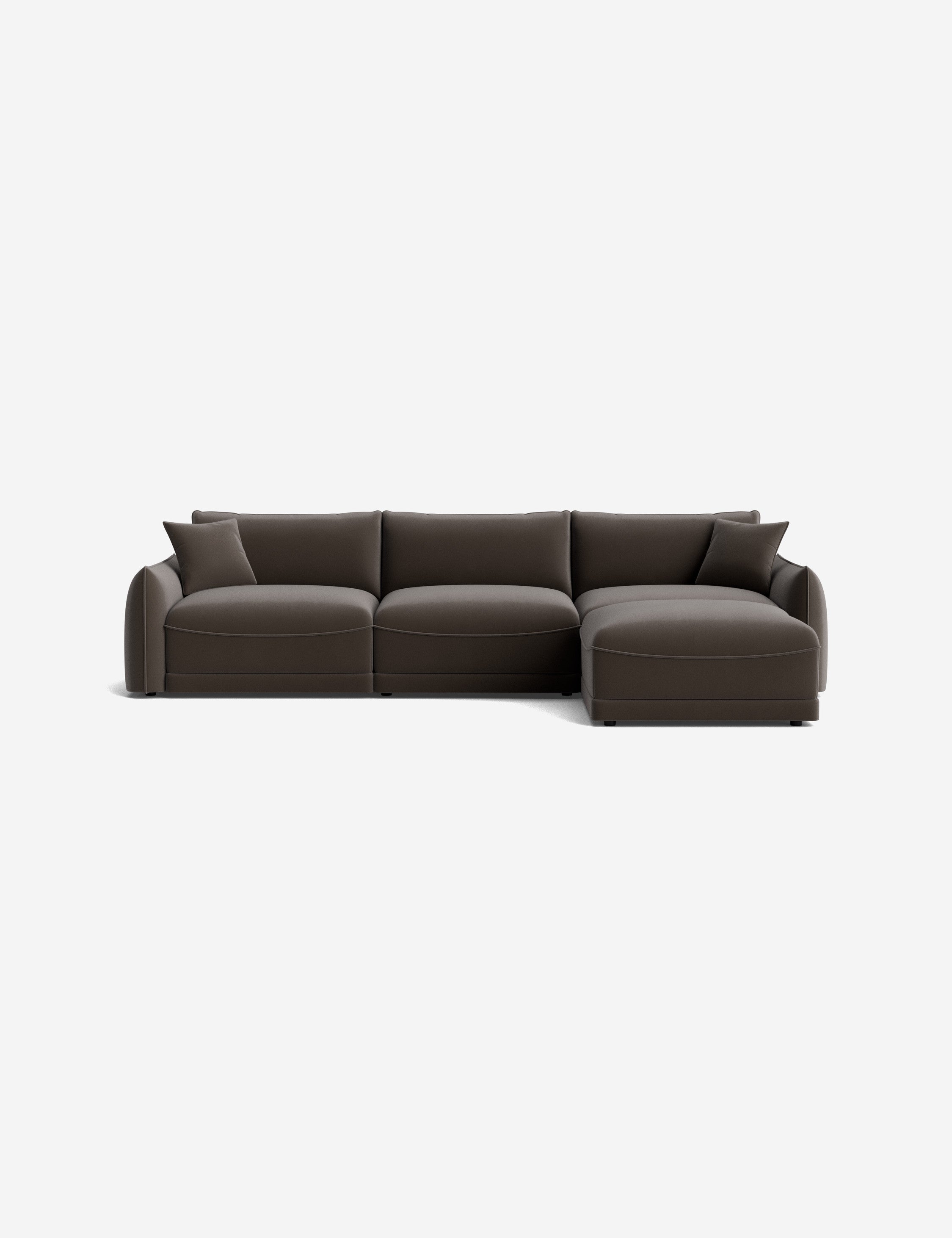 Taupe Performance Velvet