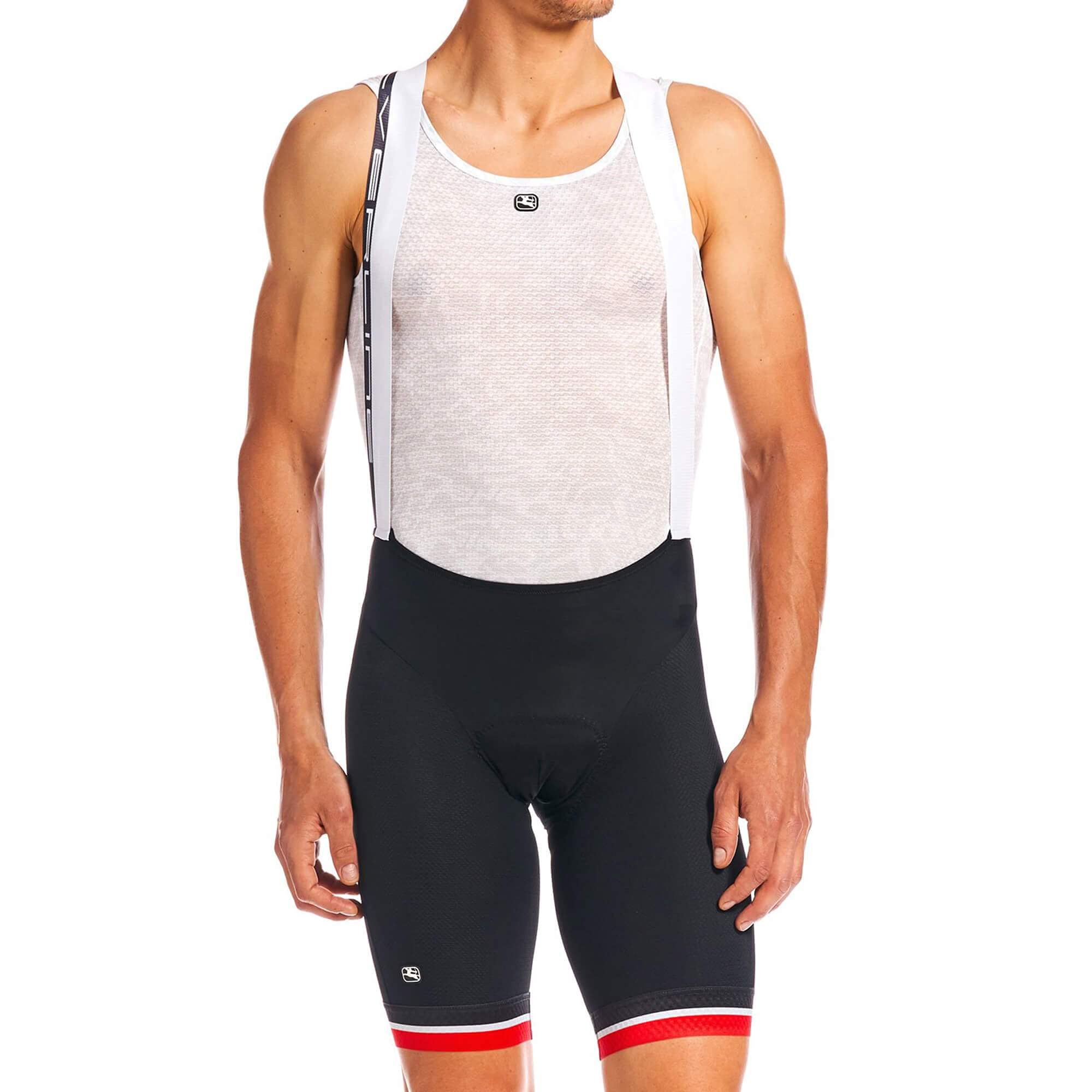 Giordana Men's Silverline Cycling Bib Shorts - High-Performance Bike Shorts for Road & Mountain Biking - Comfortable & Breathable for Long Rides & Training