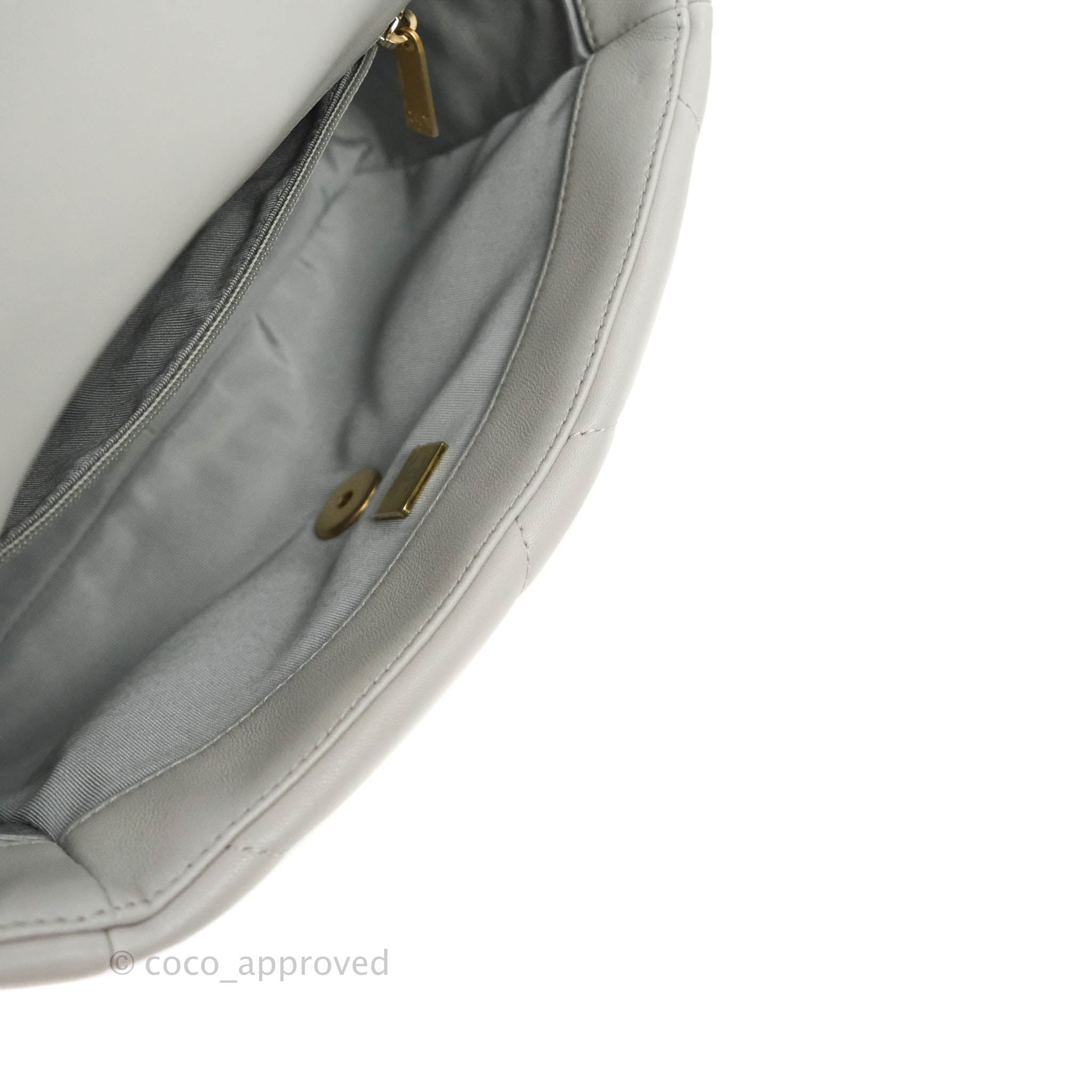 Chanel 19 Small Grey Mixed Hardware 21A - Luxury Designer Handbag for Women | Perfect for Work, Evening Events & Everyday Use