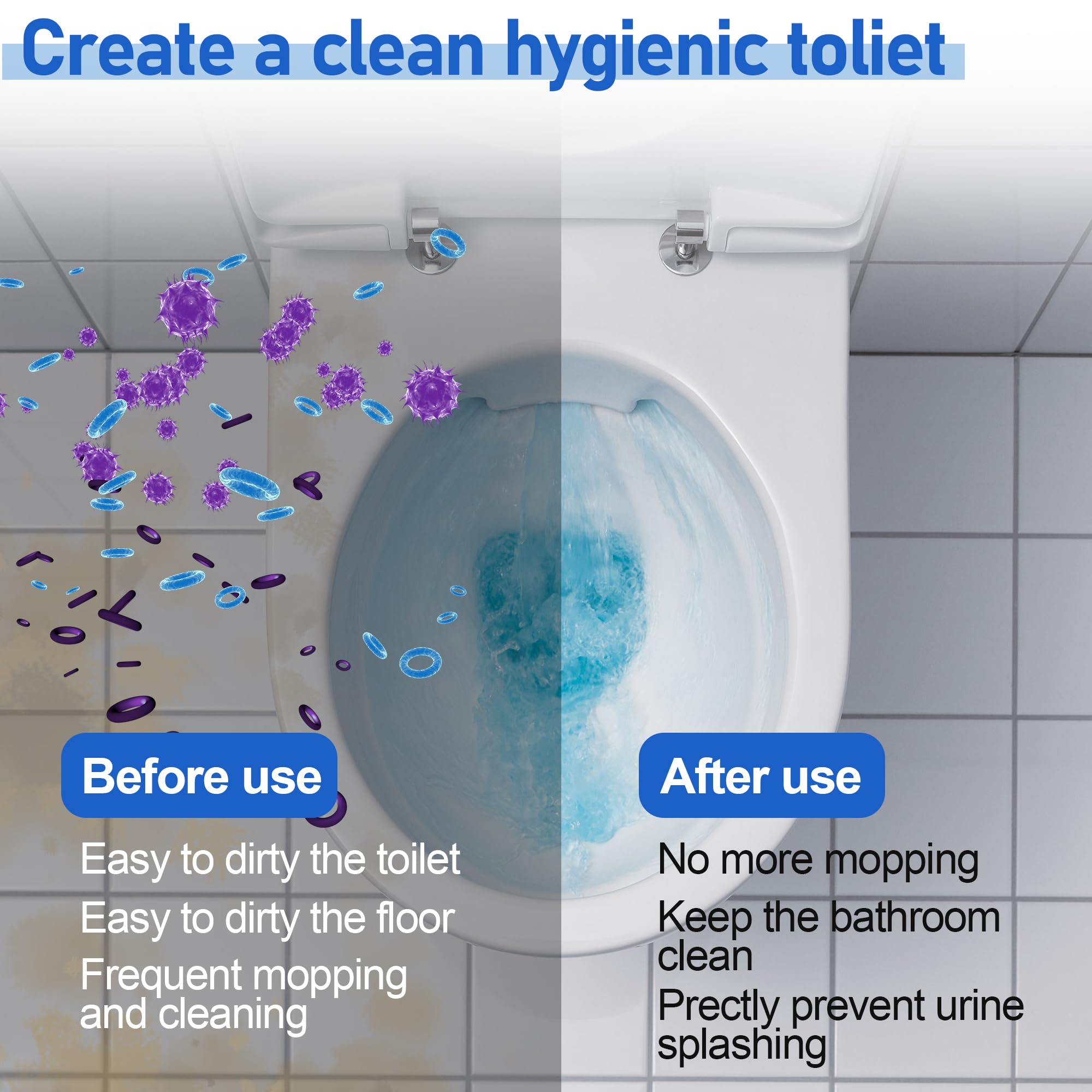 Toilet Splash Guard for Adults & Kids - Anti-Splash Urine Protector Fits Most Toilet Seats, Portable Pee Guard for Home Care & Disability Training - Perfect for Elderly Care, Child Potty Training & Public Restrooms