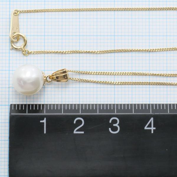 18K Yellow Gold Pearl Necklace for Women - Elegant Luxury Jewelry Gift for Brides, Anniversary & Special Occasions